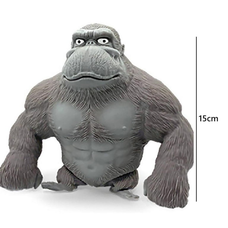 Anime Figure Toys Latex Monkey Gorilla Toys Jungle Animal Figurines  Christmas Gifts for Kids 