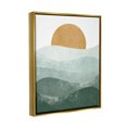 thumbnail image 3 of Stupell Industries Abstract Nature Ocean Horizon Landscape Painting Gold Floater Framed Art Print Wall Art, 3 of 6