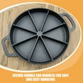 thumbnail image 4 of unbranded Sartén Multiusos De Hierro Fundido Negro Con Recubrimiento Antiadherente Para Pan En Casa, 4 of 8