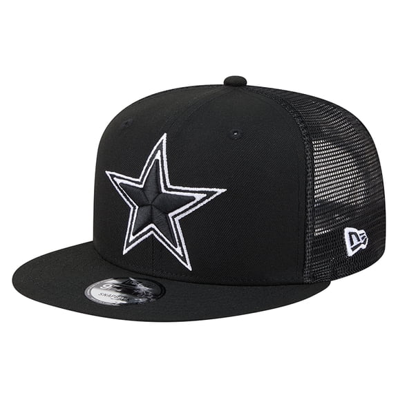 Men's New Era Black Dallas Cowboys Main 9FIFTY Trucker Snapback Hat