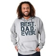 thumbnail image 4 of Best Dad Ever Cool Fathers Day Gift Hoodie Hooded Sweatshirt Men Brisco Brands 5X, 4 of 6