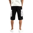 thumbnail image 5 of GrmtClth Cargo Shorts for Men Relaxed Fit Hiking Shorts Below Knee Elastic Waist Workout Shorts Outdoor Lightweight Athletic Shorts with Flap Pocket White 3XL, 5 of 5