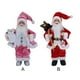 thumbnail image 5 of Bearachild Muñeco de Papá Noel de Navidad rosa, adorno de pie, regalo de Año Nuevo, juguete, decoración de Navidad Kits de decoración para fiestas rosado rojo, 5 of 6