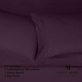 thumbnail image 5 of Sweet Home Collection 1500 Series Bed Sheets - Extra Soft Microfiber Deep Pocket Sheet Set - Purple, Split King, 5 of 6