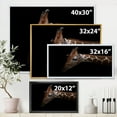thumbnail image 4 of Designart 'Close Up Portrait of A Giraffe VIII' Farmhouse Framed Canvas Wall Art Print, 4 of 5