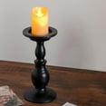 thumbnail image 6 of Luxcidy Pillar Candle Holders Stands, Candle Holders for Pillar Candles Decorative Candlestick Holder for Fireplace, Home Decor, Dinning, Party, Wedding, Matte Black(B), 6 of 6