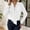 White, variant on Elegant Tie Neck Blouse Long Sleeve Tunic Top With Bow Detail For Modern Casual And Daily Wear Soft Comfortable Style Comfortable Long/Short Sleeve Tee Shirts for Men Beach Tops Casual Shirt