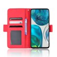 thumbnail image 3 of Case for Motorola MOTO G52 4G Cover Adjustable Detachable Card Holder Magnetic closure Leather Wallet Case - Red, 3 of 5