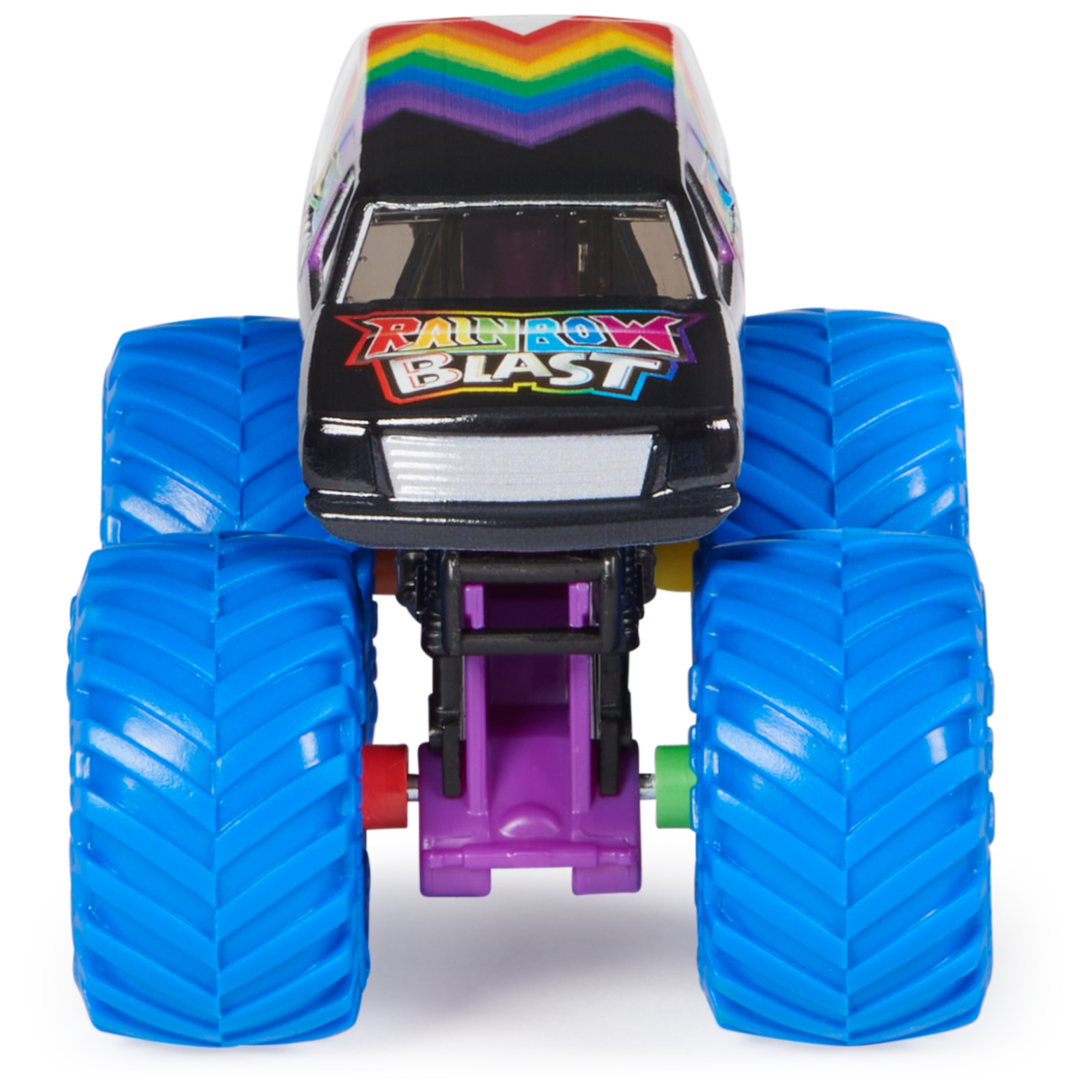 Monster Jam Rainbow Blast - 1:64 Scale Monster Trucks, Girl and Boy Toys
