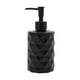 thumbnail image 1 of Dispensador de Jabón de Patrón de Diamante de Fondo Redondo de 1 Pc 13.53oz Negro, 1 of 1