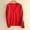 Red, variant on BLTIBY 2025 Cardigan Sweaters for Women Plus Size Open Front Solid Color Long Sleeve V Neck Button Comfy Lightweight Knit Casual Coat Beige XXL