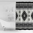 thumbnail image 2 of Shower Curtains Sets for Bathroom Decor Southwestern Aztec Vintage Geometric Waterproof Bathroom Curtain with Hooks, Ethnic Tribal Gray Theme for Bathroom Decor,72x72IN, 2 of 7