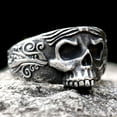 thumbnail image 3 of ZMY Home Sugar Skull Ring Stainless Steel Party Jewelry for Men Women (9), 3 of 7