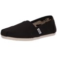 thumbnail image 1 of Chaussure Classique Alpargata pour Femmes, Slip-On, Toile Noire, 7.5 m, 1 of 3