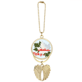 thumbnail image 1 of Outline Japanese City Tokyo Car Keychain Angel Wing Pendant, 1 of 4