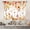 01 Fall Leaves Sunflower, variant on Rusitc Farmhouse Cotton Kitchen Curtains 27.5W X 39L Inch 2 Panels Rod Pocket Country Retro Wood Vintage Small Short Cafe Curtain Inspirational Window Drapes Treatment Bathroom Home Decor