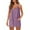 Purple, variant on HomeGardon Summer Dresses for Women Summer Dresses,Fashion Women Summer Casual Round-Neck Lace Short Sleeve Solid Dress,S-XXXXXL