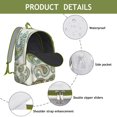 thumbnail image 4 of Roomy Paisley Pattern Backpack with Boho Flair, Designed for Laptops and School Supplies, Sturdy Daypack for Campus and Work, Ideal Gift for Graduation, 4 of 5