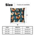 thumbnail image 5 of Squirrel Pillow Covers Inserts Set of 2, Bed Pillow with Unique Patterns,for Home and Office Decor, Available in 16x16, 18x18, and 20x20 Inches, 5 of 6