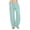 Mint Green, variant on Jamicy Womens Lounge Pants Gift for Wives Women's Cotton Linen Drawstring High Waisted Pants Casual Loose Fit Wide Leg Trousers