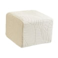 thumbnail image 1 of Funda Cuadrada para , Reposapiés, Taburete de Almacenamiento Ligero Y Suave, Taburete de Moda, Funda Protectora para para El Hogar. Crema, 1 of 8