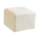 thumbnail image 1 of Funda cuadrada para otomana, funda protectora elegante, práctica, transpirable y ligera. Crema, 1 of 9