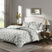 Sleep Philosophy True North Peyton Reversible Plush Comforter Mini Set, Full/Queen, Grey