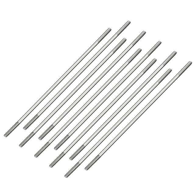 Unique Bargains Connecteur de Tige Poussoir M2x85mm en Acier Inoxydable 10 Pcs