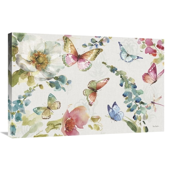 Global Gallery's 'Colorful Breeze I' By Lisa Audit Stretched Canvas Wall Art