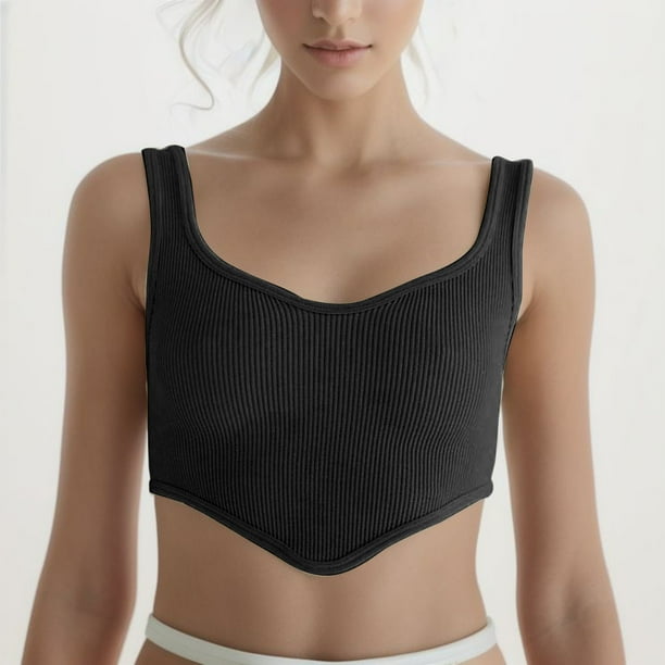 Top negro corto sale