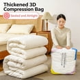 thumbnail image 3 of Vacuum Storage Bag, Compression Pouch, Space Saver, Quick Air Expulsion and Airtight Double Zipper for Closet Shelves, Travel Suitcases and Storage Bins., 3 of 5