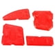 thumbnail image 1 of 4 Uds espátula alisadora removedor de sellador calafateo raspador Kit de lechada (rojo), 1 of 7