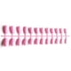 thumbnail image 5 of Jumpingount 24 piezas en forma de cuadrado sólido colorido prensa en las uñas DIY francés elegante color rápido personalidad uñas para salones diecisiete 2piezas, 5 of 6