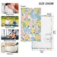 thumbnail image 6 of Yayeee 100% Cotton Hand Towels for Bathroom 16" x 28" Soft Absorbent Kitchen Towel, Blue Floral Wave, 6 of 7