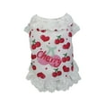 thumbnail image 1 of TIELUTT Pet Dog Clothes Valentine's Day Summer Cute Cherry Strawberry Dress Pet Clothes Rack Pet Clothes for Medium Dogs Girl Pet Clothes for Cats Pet Clothes for Medium Dogs Pet Clothes for Large Do, 1 of 6