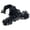 black, variant on Foldable Witch Hat Dark Bat Wizard Wide Brim Pointed Gothic Lolita Headwear for Halloween Party