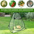 thumbnail image 5 of Ikoopy Mini Greenhouse Waterproof Pop Up Greenhouse Clear PVC Greenhouse Cover with Nails and Carrying Bag Portable Small Greenhouse for Outdoor Fruits Shrubs Vegetables, 5 of 11