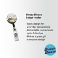thumbnail image 2 of Martha's Vineyard, Massachusetts MA Travel City State Stamp Retractable Reel ID Badge Key Card Name Tag Holder with Clip, 2 of 6