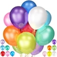 thumbnail image 1 of Globos QIKOOLAA de látex, 120 unidades, colores surtidos, 30 cm, fiesta, 1 of 7