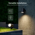 thumbnail image 3 of Govee Smart Outdoor Spotlight, IP67 Waterproof Spotlights, Landscape Lights Work with Matter, Alexa, and Google Assistant, RGBWIC Color Changing Light for Outdoor Decor, Corded Electric, 4 Pack, 3 of 6