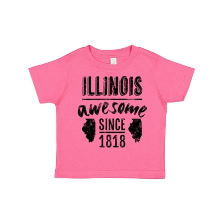 

Inktastic Illinois Awesome Since 1818 Boys or Girls Toddler T-Shirt
