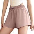 thumbnail image 2 of AXXD Woman Shorts Clearance Under 10 Summer Pink Loose Fitting Sports Shorts Quick Drying Sports Pants Running Fitness Yoga Shorts Mother's Day, 2 of 4