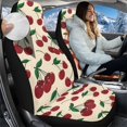 thumbnail image 2 of KUIFORTI Red Cherry Print Car Seat Cover Non-Slip Seat Covers Front Seats Only Warm Comfortable Seat Covers Protector Elastic Fabrics Compatible with Cars,SUV, 2 of 7