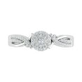 thumbnail image 2 of 1/4 Carat Round Diamond Engagement Ring in 10K White Gold (Ring Size 6.5), 2 of 6