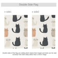 thumbnail image 4 of Yayeee Garden Flag 12" x 18" Double Sided Outdoor Yard Lawn Holiday Decorations, Cute Cartoon Cats, 4 of 6