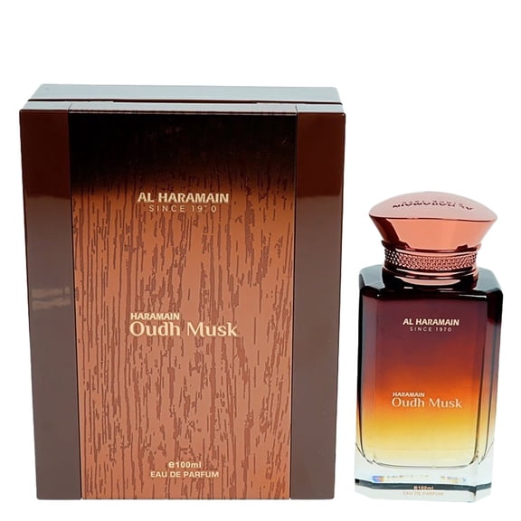 Al Haramain Oudh Musk, Perfume for Women and Men, 3.33 oz
