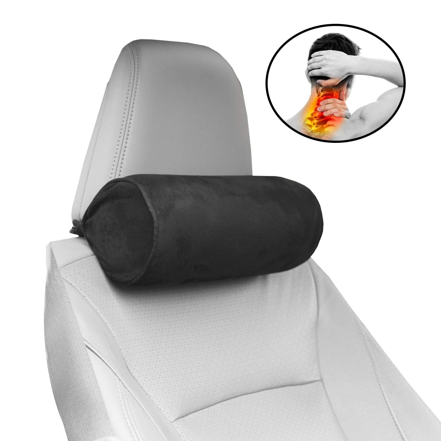 Lebogner Car Headrest Pillow, Travel Neck Support Cushion For Pain