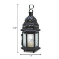 thumbnail image 3 of Accent Plus Christmas Decorations Indoor Lantern Decorative Outdoor Christmas Decorations Candle Lantern Candle Holders Christmas Table Decorations Moroccan Lantern, Clear 4.5 X 3.75 X 10.25 Inches, 3 of 5