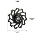 thumbnail image 3 of 11T MTB Ceramic Bearing Pulley Road Bicycle Rear Derailleur Guide Pulley, 3 of 8