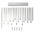 thumbnail image 1 of OULII Silver Rectangular Kalimba Keys Kit for Music Learning Home Decoration 1Set, 1 of 8